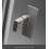 Kabina prysznicowa 80x70 Nes Brushed Nickel KDJ II Radaway (10032080-91-01L + 10039070-01-01)