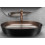 Umywalka nablatowa Cleo 61 Copper Brush/Black Rea (REA-U6383)