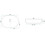 Umywalka nablatowa Cleo 61 Copper Brush/Black Rea (REA-U6383)