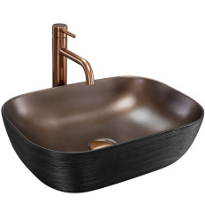 Umywalka nablatowa Belinda Copper Brush Rea (REA-U6384)