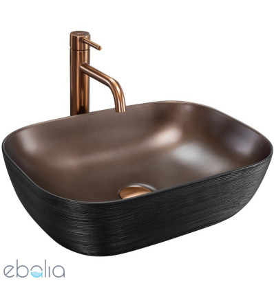Umywalka nablatowa Belinda Copper Brush Rea (REA-U6384)