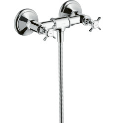 2-uchwytowa bateria prysznicowa z uchwytami krzyżowymi, natynkowa Chrom AXOR Montreux Axor (16560000)