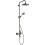 Komplet prysznicowy 240 1jet z termostatem Czarny Chrom Polerowany AXOR Montreux Axor (16572330)