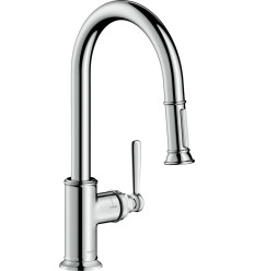 Jednouchwytowa bateria kuchenna 180 z wyciąganą wylewką Chrom AXOR Montreux Axor (16581000)