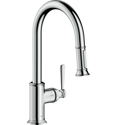 Jednouchwytowa bateria kuchenna 180 z wyciąganą wylewką Chrom AXOR Montreux Axor (16581000)