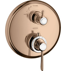 Bateria termostatyczna z uchwytem jednoramiennym i zaworem odcinającym do 1 odbiornika, AXOR Montreux Axor (16801300)