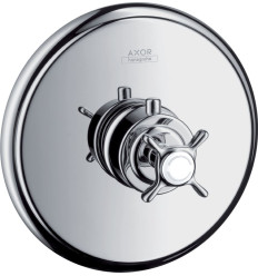 Bateria termostatyczna HighFlow z uchwytem krzyżowym, podtynkowa Nikiel Szczotkowany AXOR Montreux Axor (16815820)