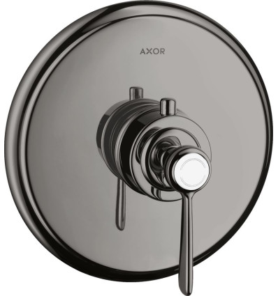 Bateria termostatyczna z uchwytem jednoramiennym, podtynkowa Czarny Chrom Polerowany AXOR Montreux Axor (16823330)