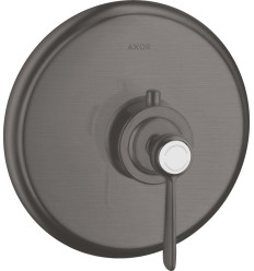 Bateria termostatyczna z uchwytem jednoramiennym, podtynkowa Czarny Chrom Szczotkowany AXOR Montreux Axor (16823340)