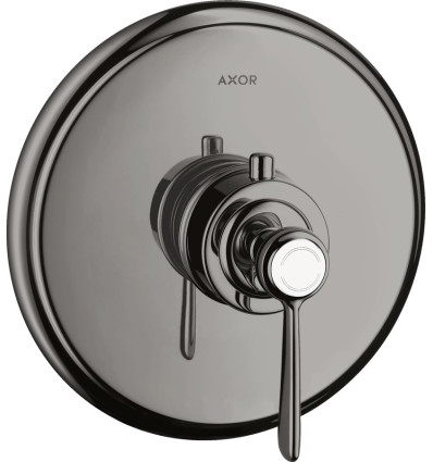 Bateria termostatyczna HighFlow z uchwytem jednoramiennym, podtynkowa Czarny Chrom Polerowany AXOR Montreux Axor (16824330)