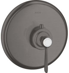 Bateria termostatyczna HighFlow z uchwytem jednoramiennym, podtynkowa Czarny Chrom Szczotkowany AXOR Montreux Axor (16824340)