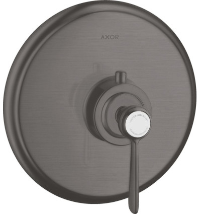 Bateria termostatyczna HighFlow z uchwytem jednoramiennym, podtynkowa Czarny Chrom Szczotkowany AXOR Montreux Axor (16824340)