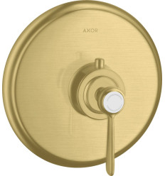 Bateria termostatyczna HighFlow z uchwytem jednoramiennym, podtynkowa Mosiądz Szczotkowany AXOR Montreux Axor (16824950)
