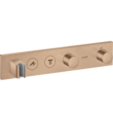 Moduł termostatyczny 460/90 do 2 odbiorników, podtynkowy Czerwony Złoty Szczotkowany AXOR ShowerSolutions Axor (18355310)
