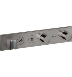 Moduł termostatyczny 460/90 do 2 odbiorników, podtynkowy Czarny Chrom Polerowany AXOR ShowerSolutions Axor (18355330)