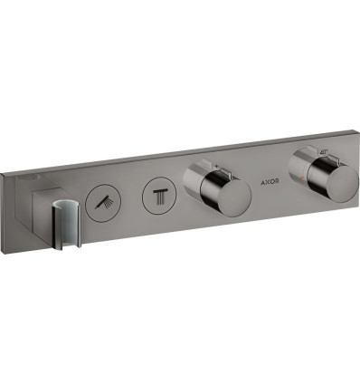 Moduł termostatyczny 460/90 do 2 odbiorników, podtynkowy Czarny Chrom Polerowany AXOR ShowerSolutions Axor (18355330)