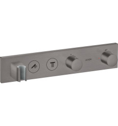 Moduł termostatyczny 460/90 do 2 odbiorników, podtynkowy Czarny Chrom Szczotkowany AXOR ShowerSolutions Axor (18355340)