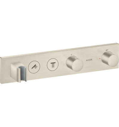 Moduł termostatyczny 460/90 do 2 odbiorników, podtynkowy Nikiel Szczotkowany AXOR ShowerSolutions Axor (18355820)