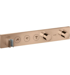 Moduł termostatyczny Select 530/90 do 3 odbiorników, podtynkowy Czerwony Złoty Polerowany AXOR ShowerSolutions Axor (18356300)