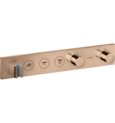 Moduł termostatyczny Select 530/90 do 3 odbiorników, podtynkowy Czerwony Złoty Polerowany AXOR ShowerSolutions Axor (18356300)