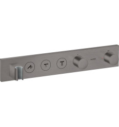 Moduł termostatyczny Select 530/90 do 3 odbiorników, podtynkowy Czarny Chrom Szczotkowany AXOR ShowerSolutions Axor (18356340)