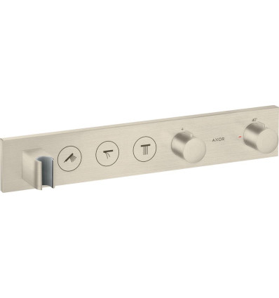 Moduł termostatyczny Select 530/90 do 3 odbiorników, podtynkowy Nikiel Szczotkowany AXOR ShowerSolutions Axor (18356820)