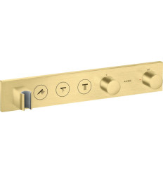 Moduł termostatyczny Select 530/90 do 3 odbiorników, podtynkowy Mosiądz Szczotkowany AXOR ShowerSolutions Axor (18356950)