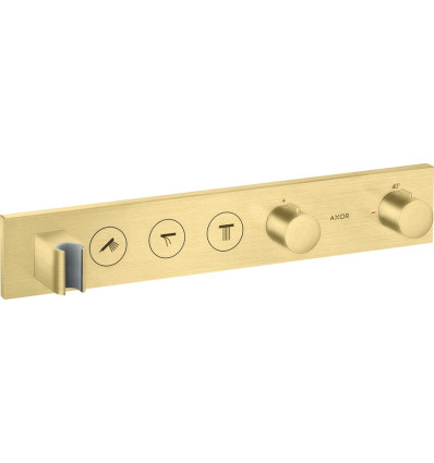 Moduł termostatyczny Select 530/90 do 3 odbiorników, podtynkowy Mosiądz Szczotkowany AXOR ShowerSolutions Axor (18356950)