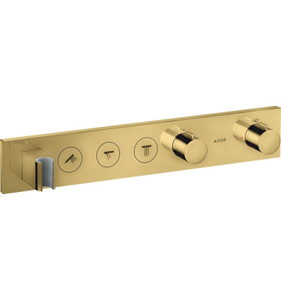Moduł termostatyczny Select 530/90 do 3 odbiorników, podtynkowy Złoty Optyczny Polerowany AXOR ShowerSolutions Axor (18356990)
