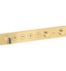 Moduł termostatyczny Select 600/90 do 4 odbiorników, podtynkowy Złoty Optyczny Szczotkowany AXOR ShowerSolutions Axor (18357250)
