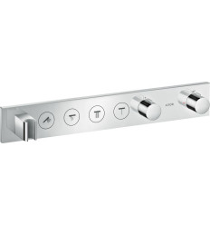 Moduł termostatyczny Select 600/90 do 4 odbiorników, podtynkowy Czerwony Złoty Polerowany AXOR ShowerSolutions Axor (18357300)