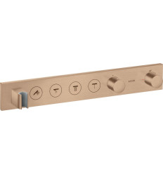 Moduł termostatyczny Select 600/90 do 4 odbiorników, podtynkowy Czerwony Złoty Szczotkowany AXOR ShowerSolutions Axor (18357310)