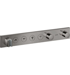 Moduł termostatyczny Select 600/90 do 4 odbiorników, podtynkowy Czarny Chrom Polerowany AXOR ShowerSolutions Axor (18357330)