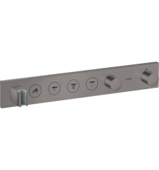 Moduł termostatyczny Select 600/90 do 4 odbiorników, podtynkowy Czarny Chrom Szczotkowany AXOR ShowerSolutions Axor (18357340)