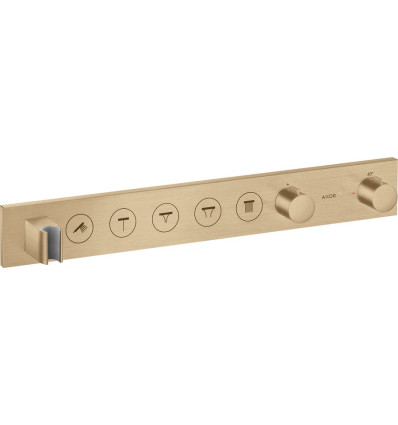 Moduł termostatyczny Select 670/90 do 5 odbiorników, podtynkowy Brąz Szczotkowany AXOR ShowerSolutions Axor (18358140)