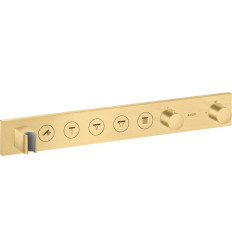 Moduł termostatyczny Select 670/90 do 5 odbiorników, podtynkowy Złoty Optyczny Szczotkowany AXOR ShowerSolutions Axor (18358250)