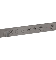 Moduł termostatyczny Select 670/90 do 5 odbiorników, podtynkowy Czarny Chrom Szczotkowany AXOR ShowerSolutions Axor (18358340)