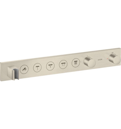 Moduł termostatyczny Select 670/90 do 5 odbiorników, podtynkowy Nikiel Szczotkowany AXOR ShowerSolutions Axor (18358820)