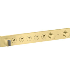Moduł termostatyczny Select 670/90 do 5 odbiorników, podtynkowy Mosiądz Szczotkowany AXOR ShowerSolutions Axor (18358950)