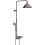 Komplet prysznicowy 240 2jet z termostatem Czarny Chrom Polerowany AXOR Showers/Front Axor (26020330)