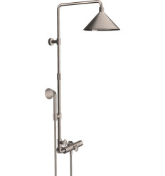 Komplet prysznicowy 240 2jet z termostatem Stal Szlachetna Optyczna AXOR Showers/Front Axor (26020800)
