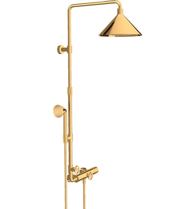 Komplet prysznicowy 240 2jet z termostatem Złoty Optyczny Polerowany AXOR Showers/Front Axor (26020990)