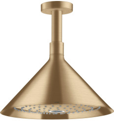 Głowica prysznicowa 240 2jet z przyłączem sufitowym Brąz Szczotkowany AXOR Showers/Front Axor (26022140)