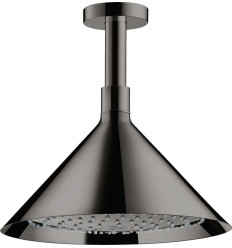 Głowica prysznicowa 240 2jet z przyłączem sufitowym Czarny Chrom Polerowany AXOR Showers/Front Axor (26022330)