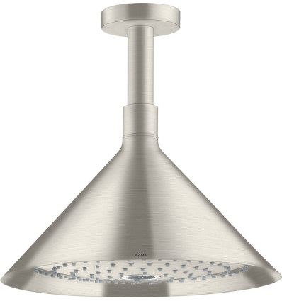 Głowica prysznicowa 240 2jet z przyłączem sufitowym Stal Szlachetna Optyczna AXOR Showers/Front Axor (26022800)
