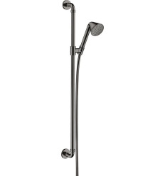 Zestaw prysznicowy 0,90 m z główką prysznicową 85 1jet EcoSmart Czarny Chrom Polerowany AXOR Showers/Front Axor (26023330)
