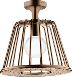 LampShower 275 1jet z przyłączem sufitowym Czerwony Złoty Polerowany AXOR LampShower/Nendo Axor (26032300)