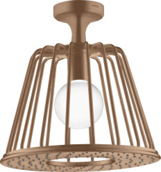 LampShower 275 1jet z przyłączem sufitowym Czerwony Złoty Szczotkowany AXOR LampShower/Nendo Axor (26032310)