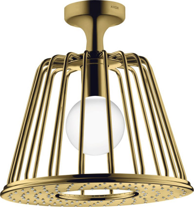 LampShower 275 1jet z przyłączem sufitowym Złoty Optyczny Polerowany AXOR LampShower/Nendo Axor (26032990)