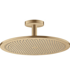 Głowica prysznicowa 350 1jet z przyłączem sufitowym Brąz Szczotkowany AXOR ShowerSolutions Axor (26035140)